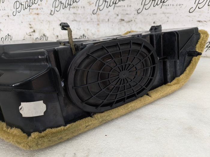 Porsche 996.2 911 Carrera 4 Cabriolet Convertible BOSE Audio Subwoofer & Carpet Housing Box Savanna Beige 99664556700 *DAMAGED*