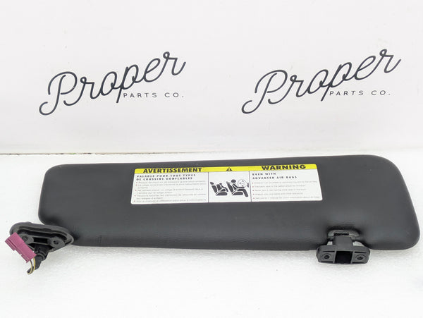BMW E88 135i 128i E93 335i Left/Driver Side Black Sun Visor 7139449 *NOTE*