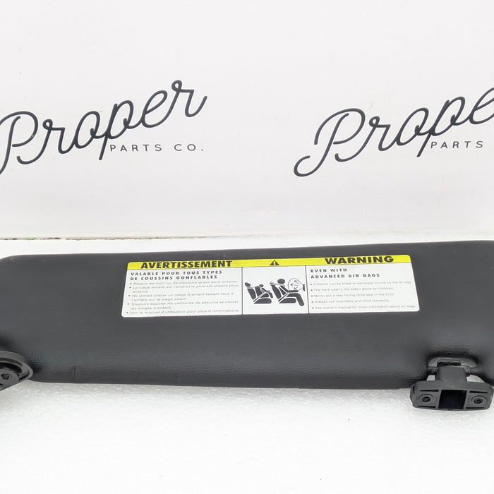 BMW E88 135i 128i E93 335i Left/Driver Side Black Sun Visor 7139449 *NOTE*