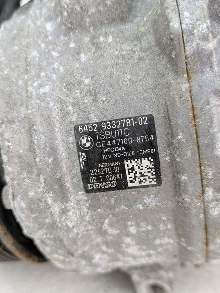 BMW F36 F32 F30 F33 F34 F36 435xi 335xi N55 Air Conditioning/AC Compressor 9332781