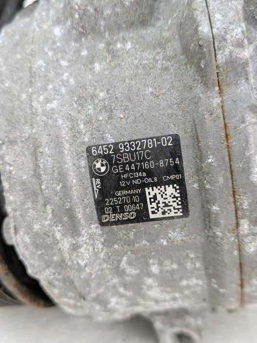 BMW F36 F32 F30 F33 F34 F36 435xi 335xi N55 Air Conditioning/AC Compressor 9332781