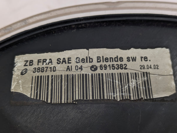 BMW E46B 330i 325i 320i Sedan/Wagon Front Right Amber Black Turn Signal *Minor Damage* 6915382/7165860