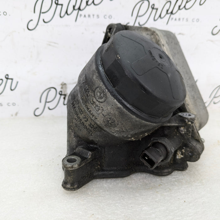 BMW E60 E61 F10 F30 F25 X3 Z4 N52 N54 Engine Oil Filter Housing & Thermostat Assembly 7516383