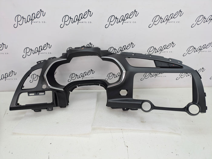 Chevrolet C7 Corvette Stingray Instrument Gauge Cluster/Radio/HVAC Dashboard Trim W/Hazard Button 84389613/84183072 *DAMAGED*