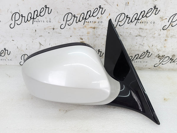 BMW E92 E93 3 Series LCI Shadowline/Gloss Black Right Side Mirror Mineral White (A96) 51167282654