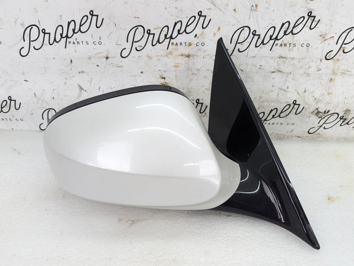 BMW E92 E93 3 Series LCI Shadowline/Gloss Black Right Side Mirror Mineral White (A96) 51167282654