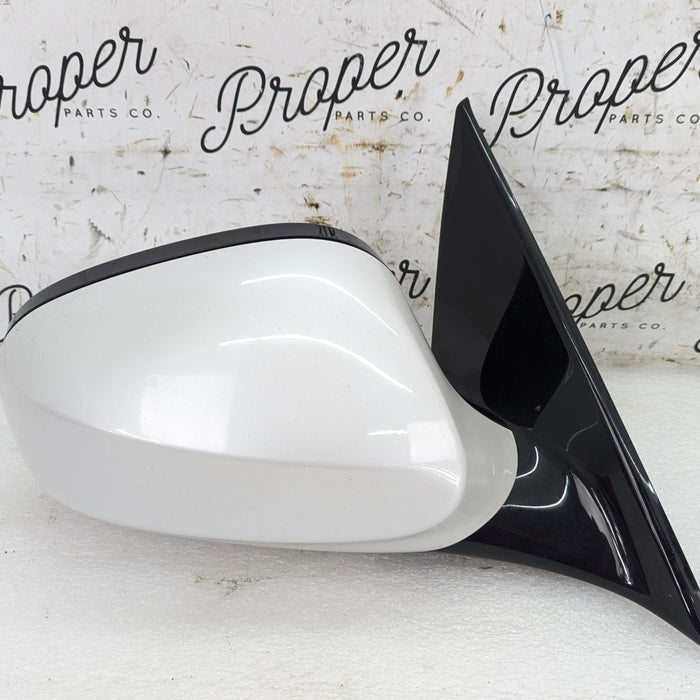 BMW E92 E93 3 Series LCI Shadowline/Gloss Black Right Side Mirror Mineral White (A96) 51167282654