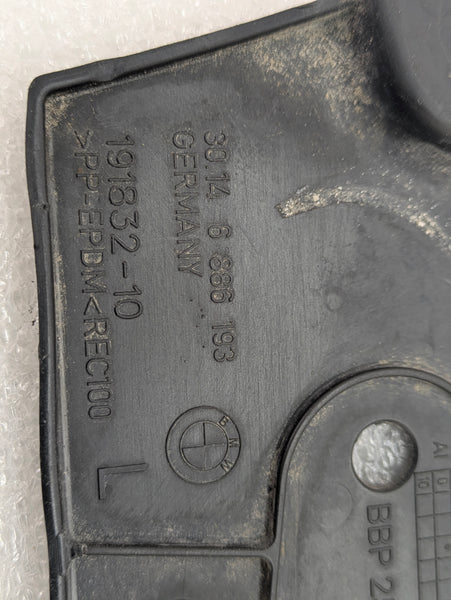 BMW G22 430ix M440ix Left/Driver Side Front Axle Cover Access Panel Splash Shield 6886193 *DAMAGED*
