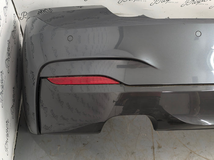 BMW F22 F23 228xi 228i 230xi 230i M Sport Rear Bumper W/PDC Sensors Mineral Grey (B39) 51128055965