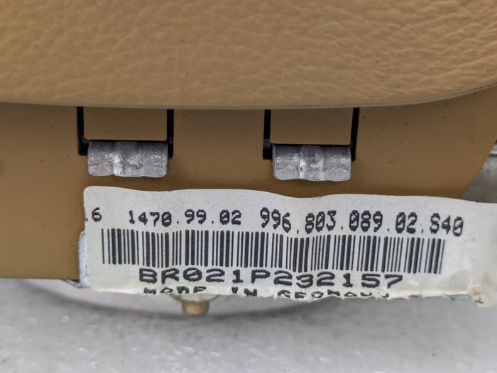 Porsche 996.2 911 Carrera 4 3 Spoke Steering Wheel Airbag Savanna Beige 99680308902