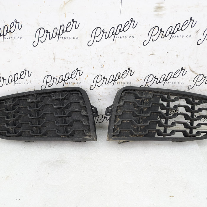 BMW F22 F23 228xi M235xi 230xi M240xi M Sport Front Bumper Lower Left/Right Grille Set 8056798/8061875