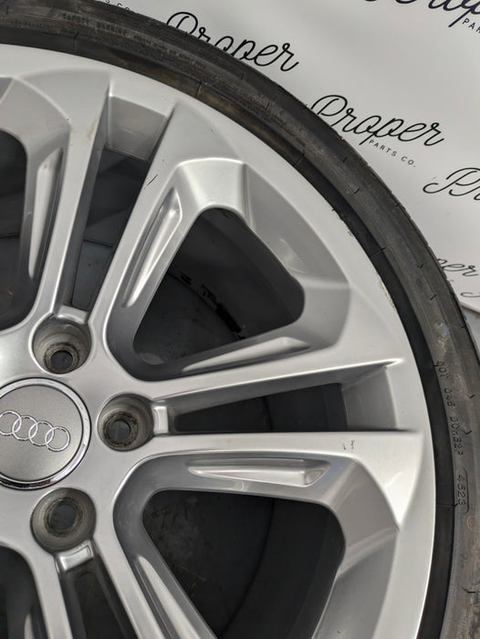 2015-2018 Audi 8U Q3 Aluminum Double 5 Spoke Wheel Set 8.5J X 19 Et 36 8U0601025AD