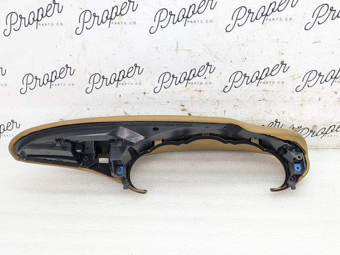 Porsche 996.2 911 Carrera 4 Dashboard Instrument Gauge Cluster Surround Trim Savanna Beige Leather 99655205903