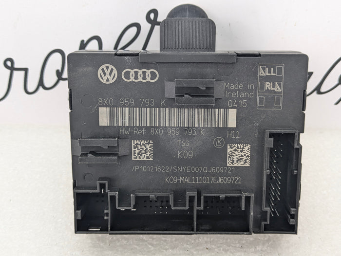 2015-2018 Audi 8U Q3 Front Right Passenger Door Module 8X0959793K