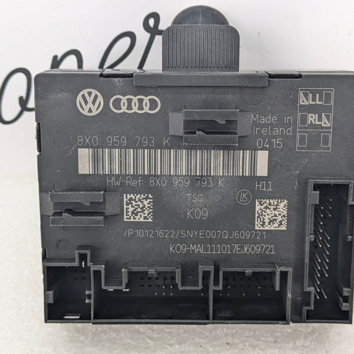 2015-2018 Audi 8U Q3 Front Right Passenger Door Module 8X0959793K