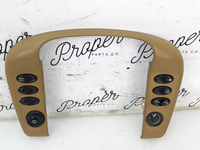 Porsche 996.2 911 Carrera 4 Cabriolet Convertible Center Dashboard Radio Trim & Buttons Savanna Beige 99655223306
