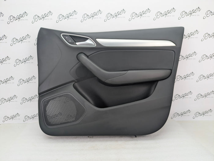 2016-2018 Audi 8U Q3 Right Front Interior Door Panel Black 8U18994R2