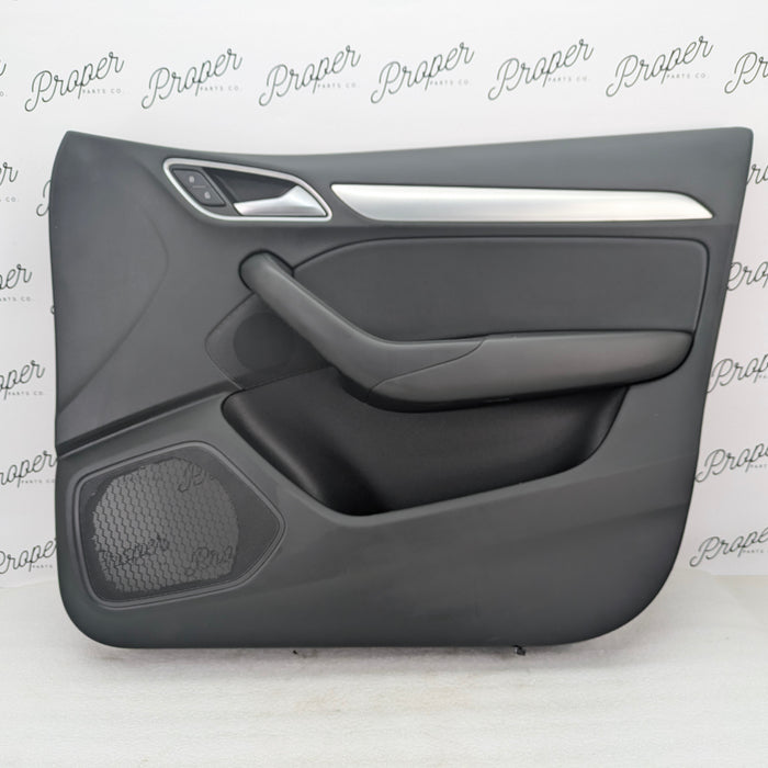 2016-2018 Audi 8U Q3 Right Front Interior Door Panel Black 8U18994R2