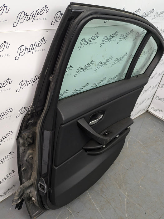 BMW E90 325xi 335xi 330xi 328xi 323i M3 Right/Passenger Side Rear Door Sparkling Graphite Metallic (A22)