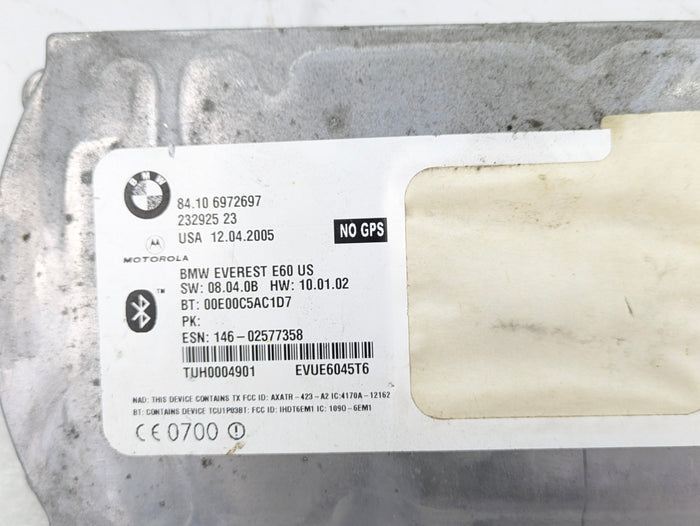 BMW E60 E61 530xi 550xi 540xi Telematics Bluetooth Communications Control Module 6972697