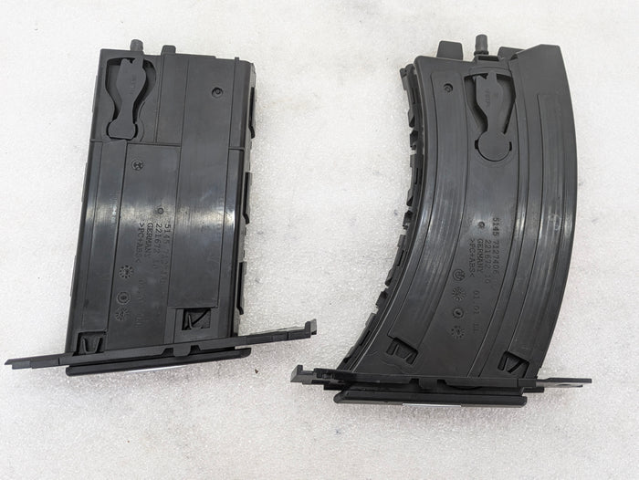 BMW E90 E91 E92 E93 3 Series Front Cupholder Black Set Pair 7127406/7127461