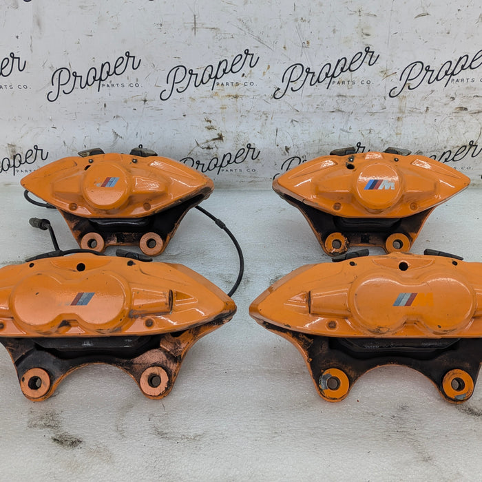 BMW F30 F31 F32 F33 F36 340 440 435 335 M sport Orange Brembo Brake Caliper Set Front & Rear