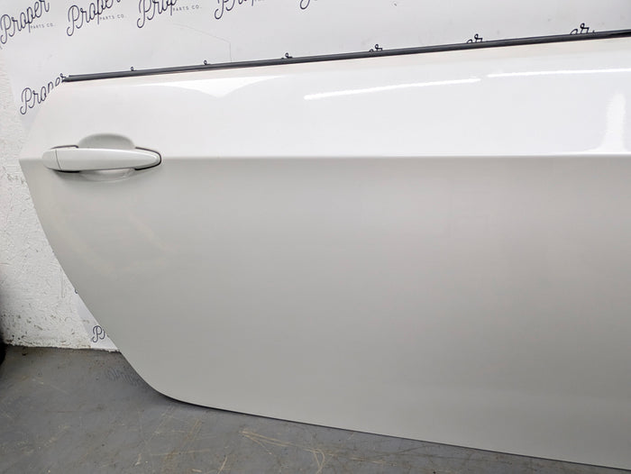 BMW E92 E93 335xi 328xi M3 Passenger Side Door Mineral White 3 (A96)