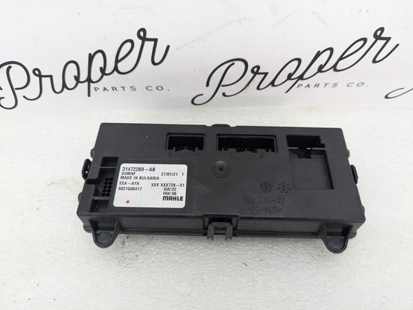 2021 Volvo V60 T6 R-Design HVAC Climate Control Module 31472269