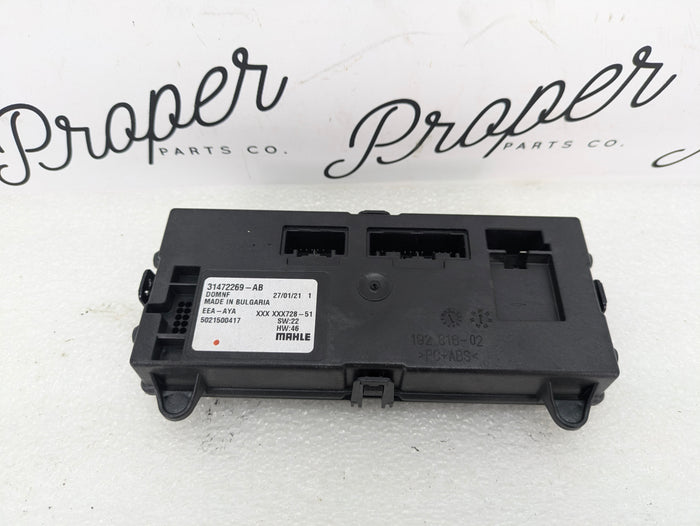 2021 Volvo V60 T6 R-Design HVAC Climate Control Module 31472269
