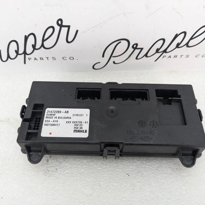 2021 Volvo V60 T6 R-Design HVAC Climate Control Module 31472269