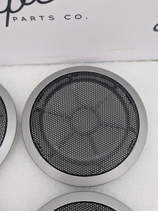Bmw E90/E91 Individual Audio Silver/Chrome Speaker Grille/Cover Set Of 4 7117819