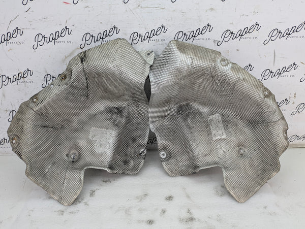 BMW G20 G22 G23 G26 330ix M340ix 330ex Left/Right Exhaust Muffler Heat Shields 7341009/7341010