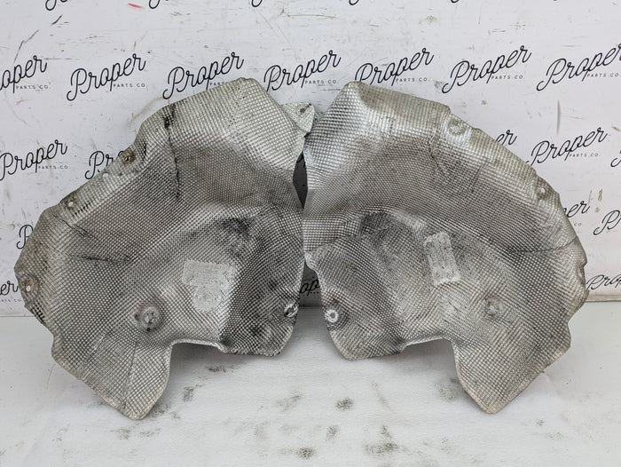 BMW G20 G22 G23 G26 330ix M340ix 330ex Left/Right Exhaust Muffler Heat Shields 7341009/7341010