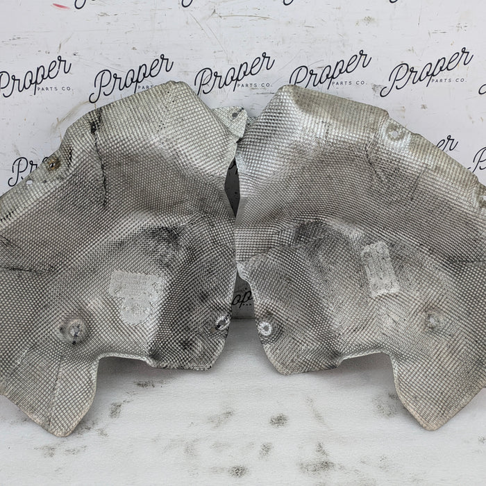 BMW G20 G22 G23 G26 330ix M340ix 330ex Left/Right Exhaust Muffler Heat Shields 7341009/7341010