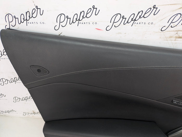 Chevrolet C7 Corvette Stingray Z51 Left/Driver Side Jet Black Leather Door Panel Card
