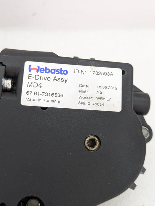 BMW F30 335xi 340xi 328xi 330xi 320xi Sunroof Drive Motor 7316536