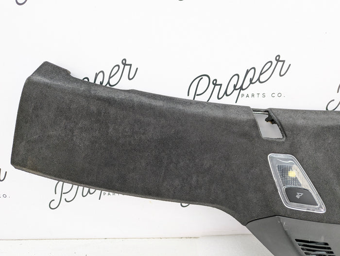 Chevrolet C7 Corvette Stingray Upper Windshield Headliner Suede Trim Panel W/Anti-Theft Alarm Sensor 23345041