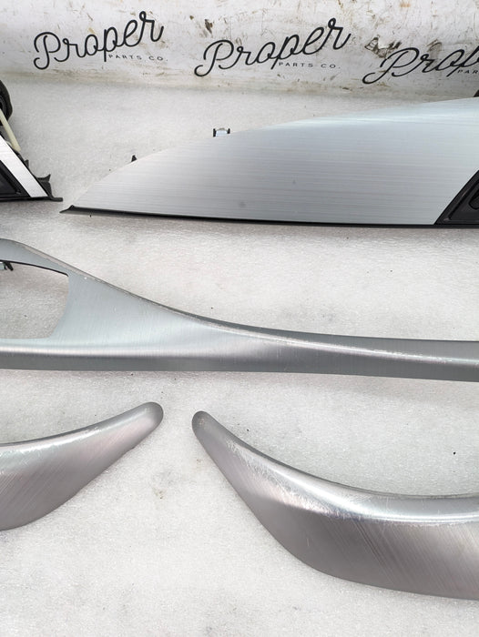 BMW F22 228xi M235xi 230xi M240xi Interior Brushed Aluminum Trim Cover Set *NOTE*