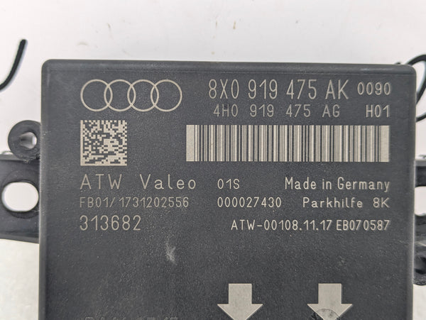 2015-2018 Audi 8U Q3 PDC Parking Distance Control Assistance Control Module 8X0919475AK