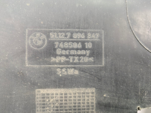 BMW E60 E61 M5 Rear Bumper Diffuser Splash Shield Under Body Panel 7896847/51127896847