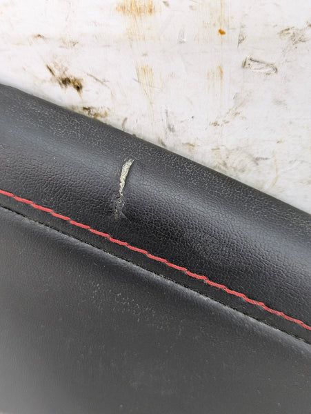 2018 Chevrolet 6th Gen Camaro 2SS Left/Driver Side Black Leather/Red Stitching Knee Pad *DAMAGED*