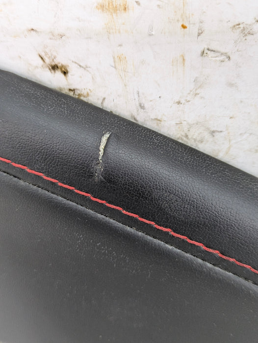 2018 Chevrolet 6th Gen Camaro 2SS Left/Driver Side Black Leather/Red Stitching Knee Pad *DAMAGED*