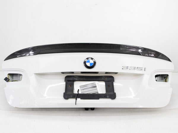 BMW E92 M3 335i 328i LCI Coupe Trunk Lid W/Aftermarket Spoiler Alpine White (300) 41627254428