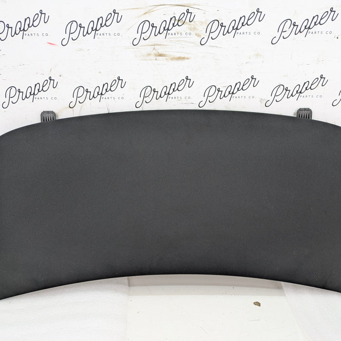 BMW F36 435xi 430xi 440xi 428xi Rear Rearward Parcel Shelf Trunk Cargo Cover Section Black 8062774