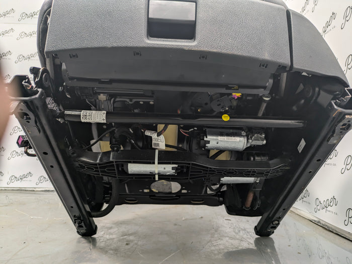 2018 Audi 8U Q3 Front Black Leather Seats Set Left Right Complete