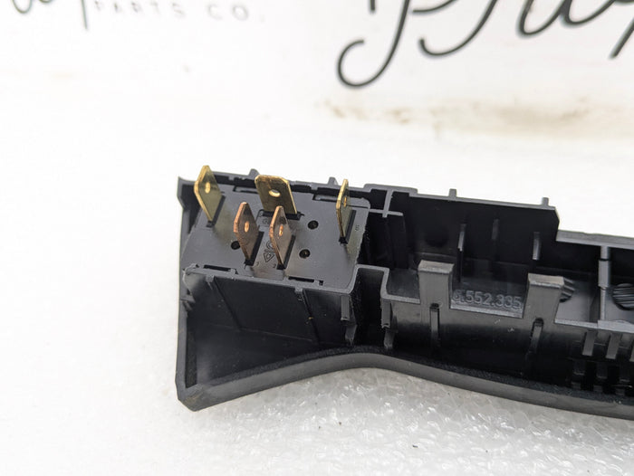 Porsche 996.2 911 Carrera 4 Left/Right Heated Seat Buttons Switches W/Trim 99655233502