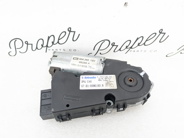 BMW E46 M3 330ci 328ci 325ci 323ci 320i Sunroof Motor 8386193/6928756