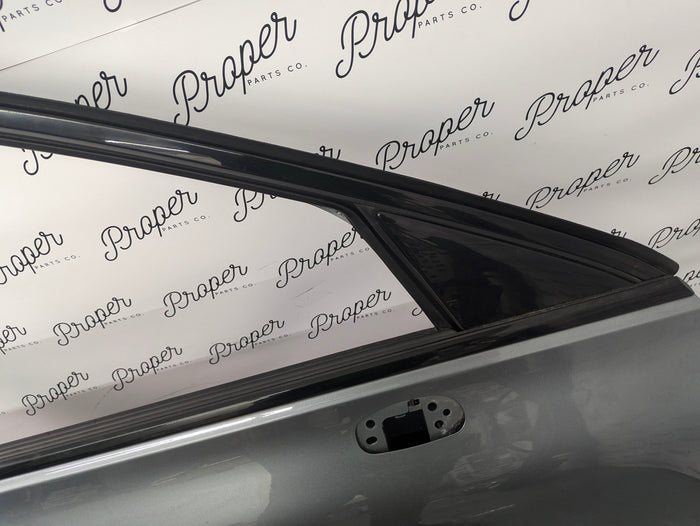 2021 Volvo V60 T6 R-Design Right/Passenger Side Front Door Osmium Gray Metallic (714)