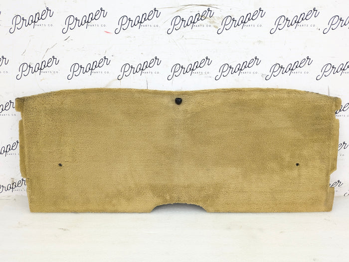Porsche 996.2 911 Carrera 4 Cabriolet Convertible Rear Seat Back Deck Wall Carpet Savanna Beige 99655508106