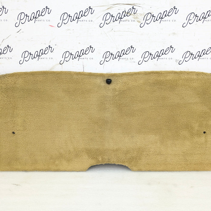 Porsche 996.2 911 Carrera 4 Cabriolet Convertible Rear Seat Back Deck Wall Carpet Savanna Beige 99655508106